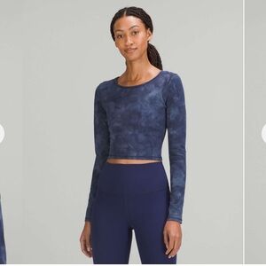 Wunder Train Cropped Long Sleeve Shirt